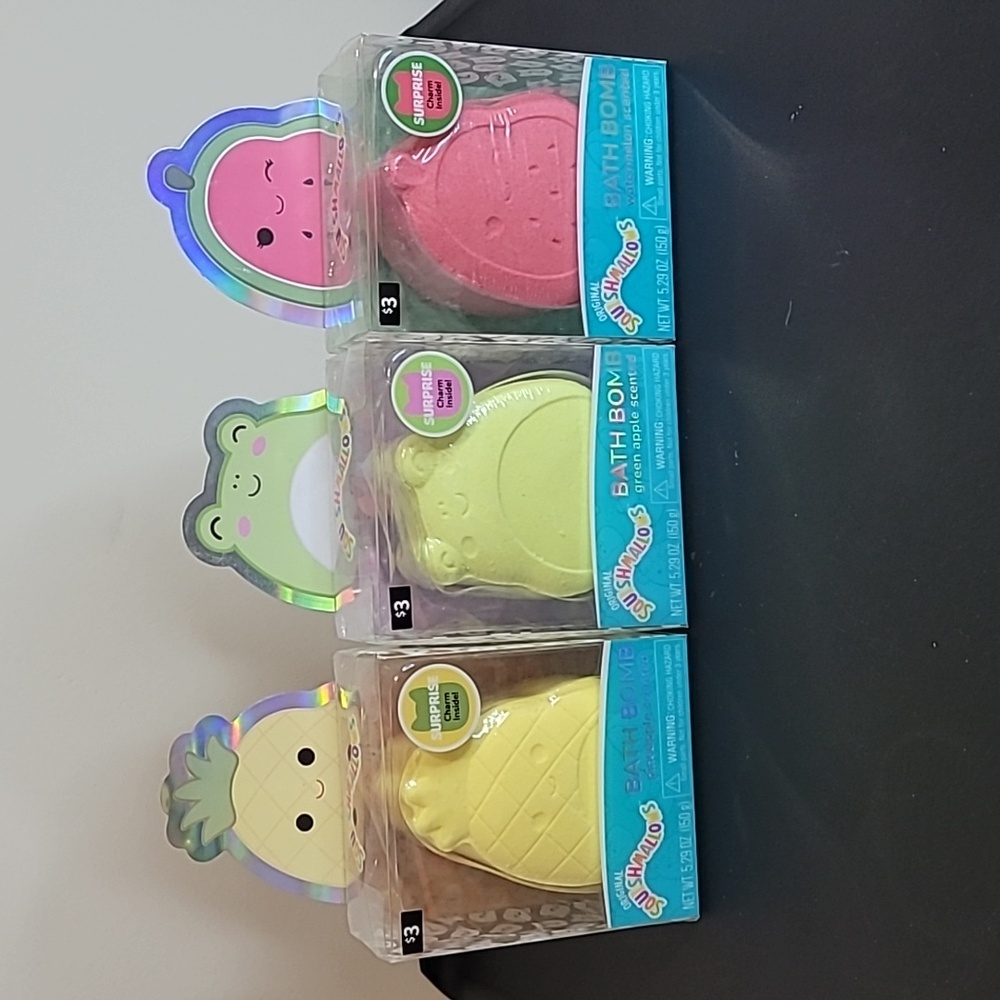 Set of 3 bath bombs